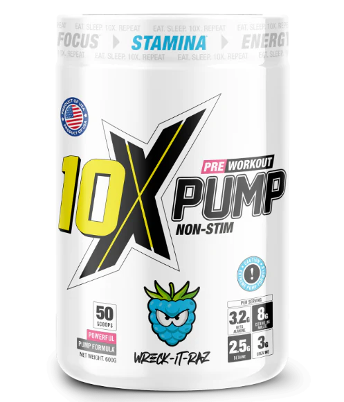 10X ATHLETIC PUMP NON-STIM PRE-WORKOUT