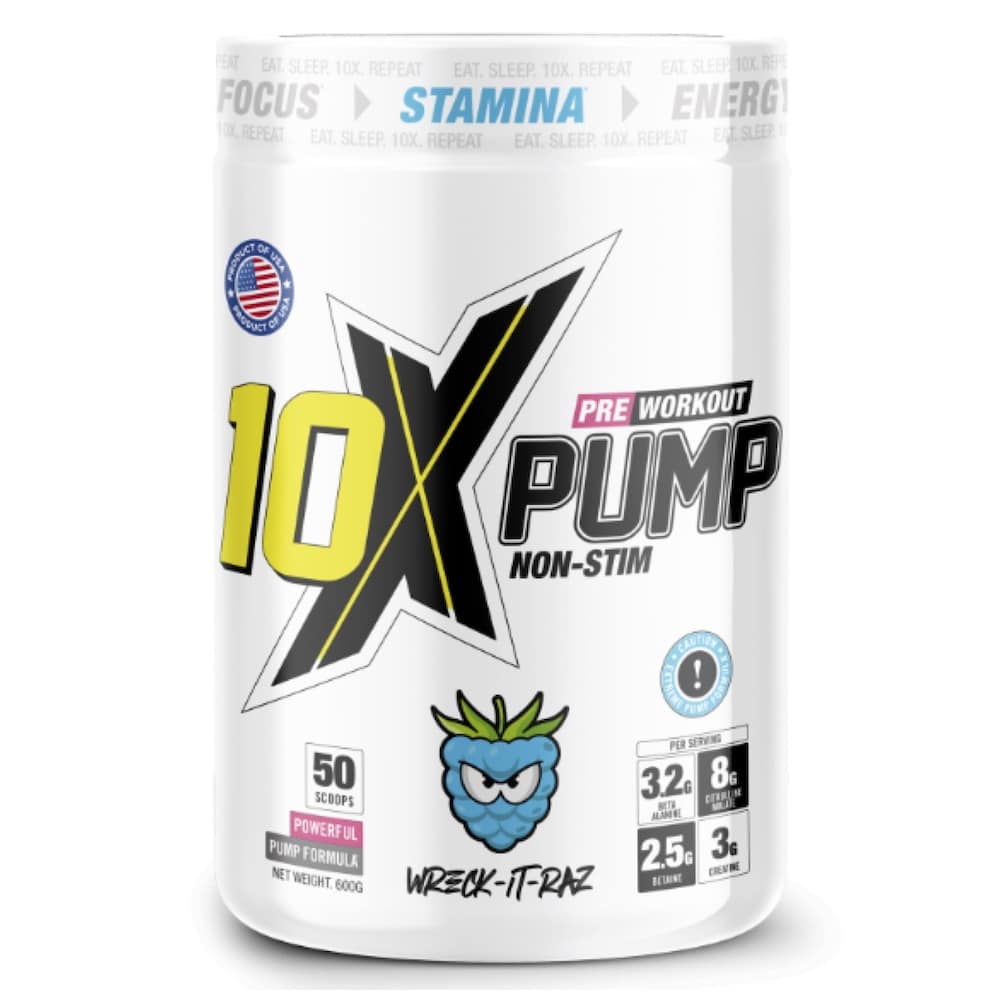 10X ATHLETIC PUMP NON-STIM PRE-WORKOUT