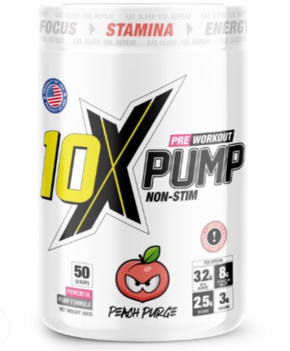 10X ATHLETIC PUMP NON-STIM PRE-WORKOUT