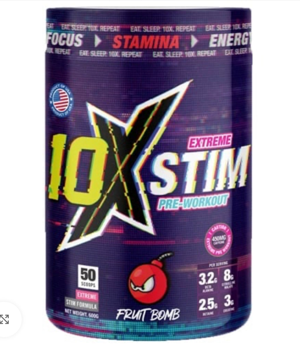 10X EXTREME STIM PRE WORKOUT