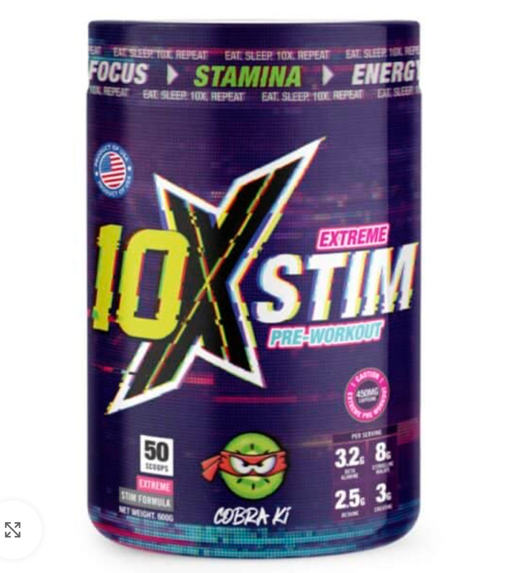 10X EXTREME STIM PRE WORKOUT