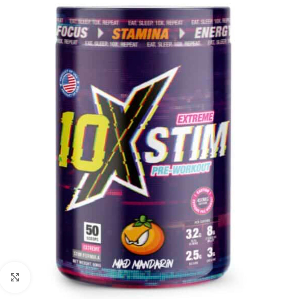 10X EXTREME STIM PRE WORKOUT