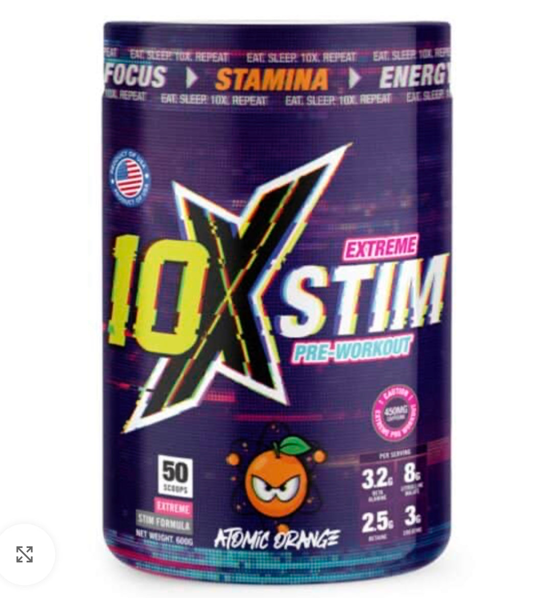 10X EXTREME STIM PRE WORKOUT