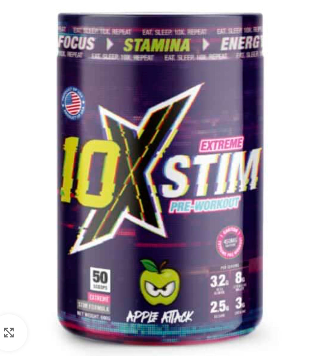 10X EXTREME STIM PRE WORKOUT